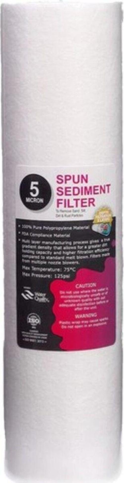 Sediment Filtre Açık Kasa Su Arıtma Filtre 5 Mıcron Spun Aqcs