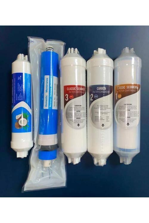 Marka Su Arıtma Cihazlarına Uyumlu 7'Li Filtre Seti (Alkalin Ve Mineral Filtresi Hediyeli)
