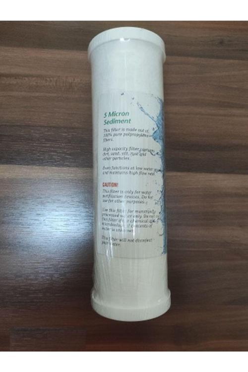 10" 5 Micron Kapaklı Sediment Su Arıtma Filtre No 1