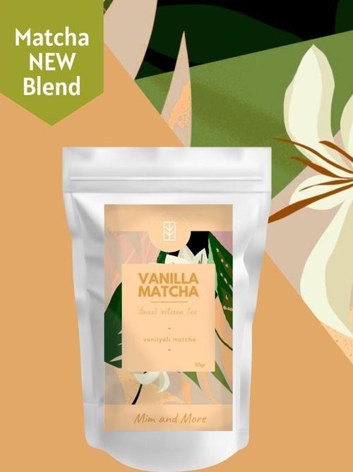 Vanilla Matcha - Vanilya Aromalı Matcha, 50 Gr
