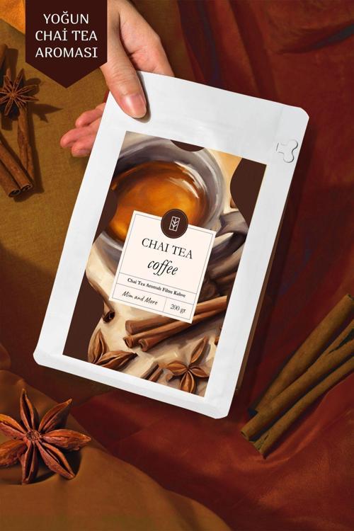 Chai Tea Coffee - Chai Tea Aromalı Kahve Filtre Kahve, 200 Gr