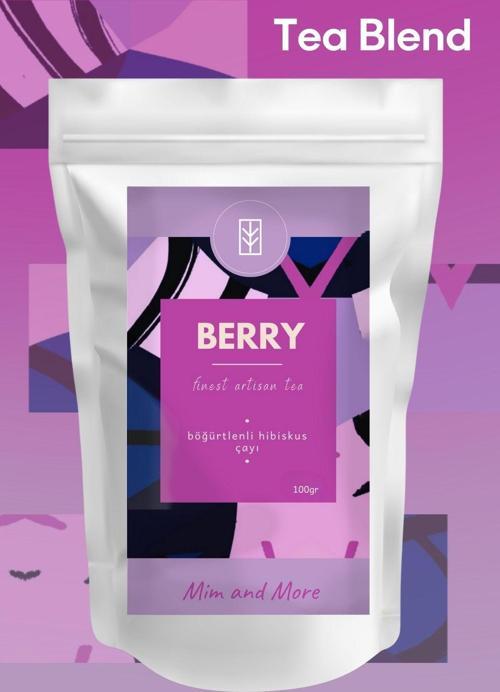 Berry Tea - Böğürtlenli Hibiskus Çayı, 100 Gr