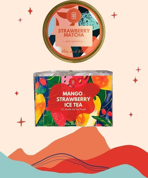 Fruit Frest Pack - Mango Strawberry Ice Tea Pack, Strawberry Matcha 25 Gr