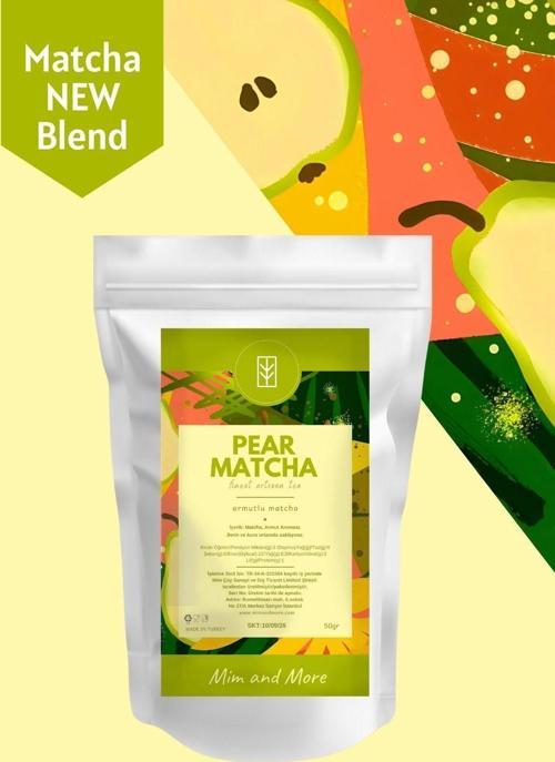 Pear Matcha - Armut Aromalı Matcha, 50 Gr