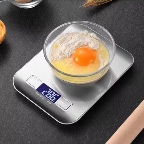 Lüx Dijital Mutfak Terazisi 5 Kg 1 Gr Hassas Paslanmaz Çelik Pil Hediyeli
