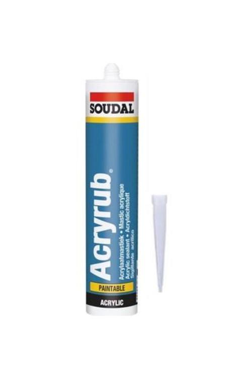 Acryrub Sılıkonize Mastik 500Gr Beyaz