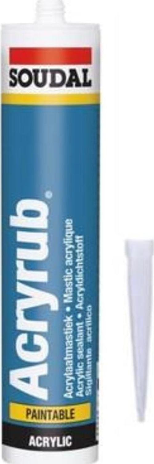 Acryrub Sılıkonize Mastik 500Gr Beyaz