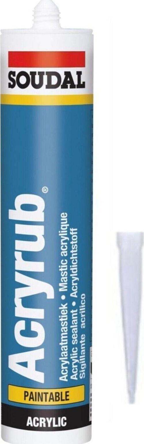 Soudal Mastik Akrilik 280Ml Beyaz