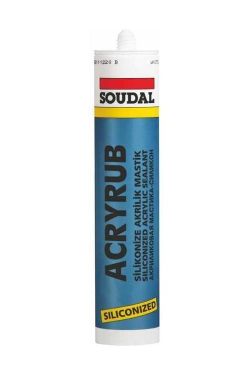 Acryrub Silikonize Mastik 500 Gr Kartuş Gri