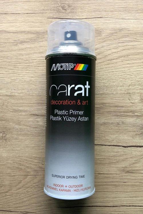 Carat Renksiz Şeffaf Plastik Yüzey Astarı Sprey 400 Ml