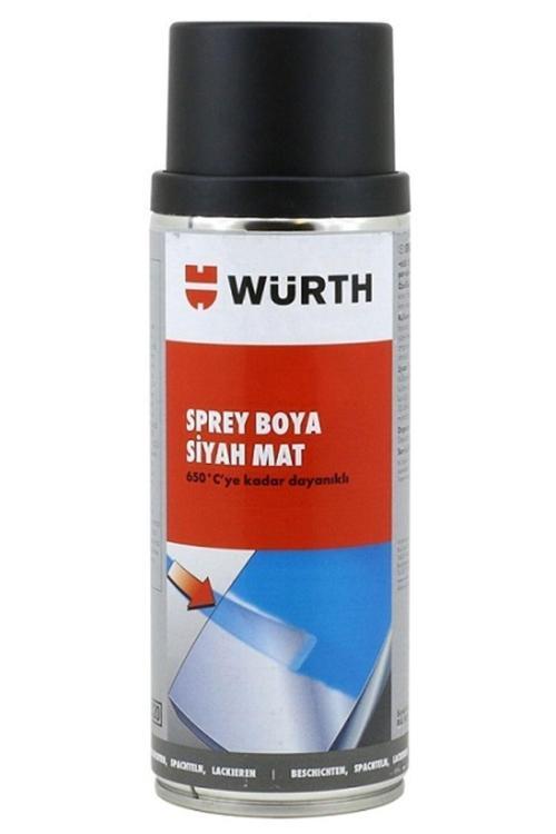 Mat Siyah 650 Derece Isıya Dayanıklı Eksoz Ve Soba Boyası