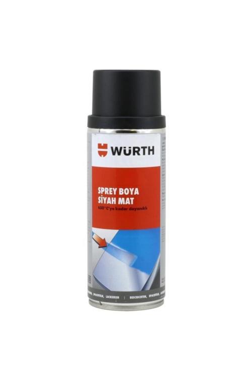 Mat Siyah Isıya Dayanıklı Egzoz Soba Sprey Boya 650 C