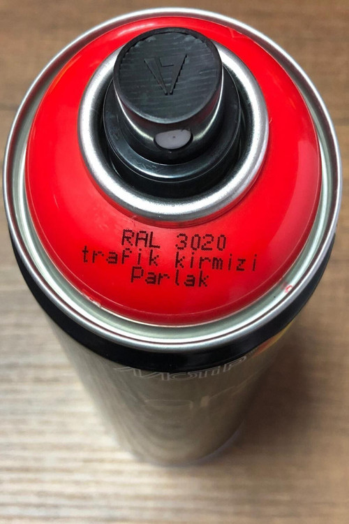 Carat Ral3020 Trafik Kırmızı Sprey Boya 400 Ml