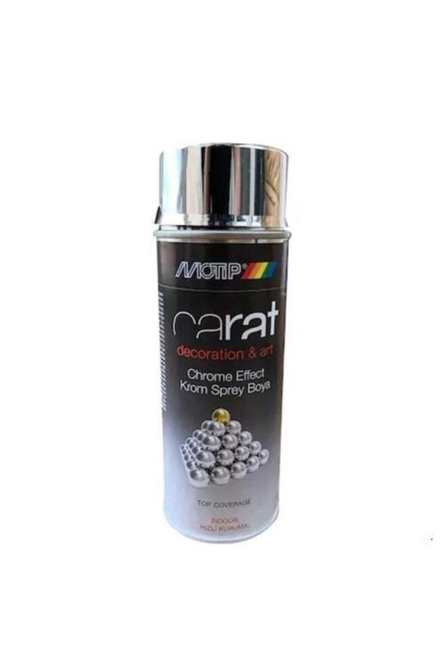 Carat Krom Efekt Akrilik Sprey Boya 400Ml.