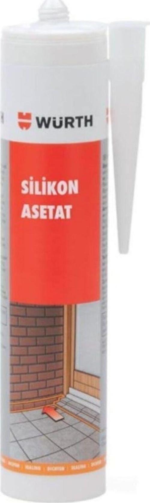 Şeffaf Silikon 310Ml Asetat Genel Amaçlı Kokusuz Silikon Sızdırmaz Izolasyon