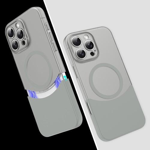 iPhone 15 Pro Max Uyumlu Magsafe Wireless Şarj Özellikli Mıknatıslı İnce Slim Kapak