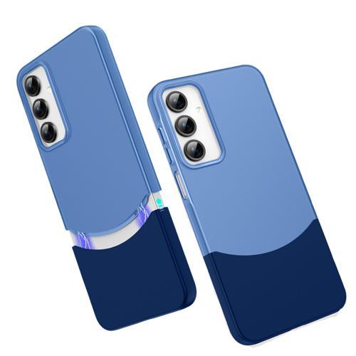 Samsung Galaxy A35 Uyumlu Çift Katmanlı Mıknatıslı İnce Slim Kapak