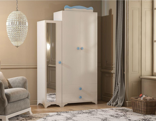 Sahra 970 2 Kapılı Bebek Odası Takımı Beyaz