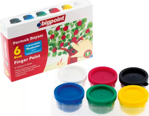 6 Renk Parmak Boyası (35 ml)