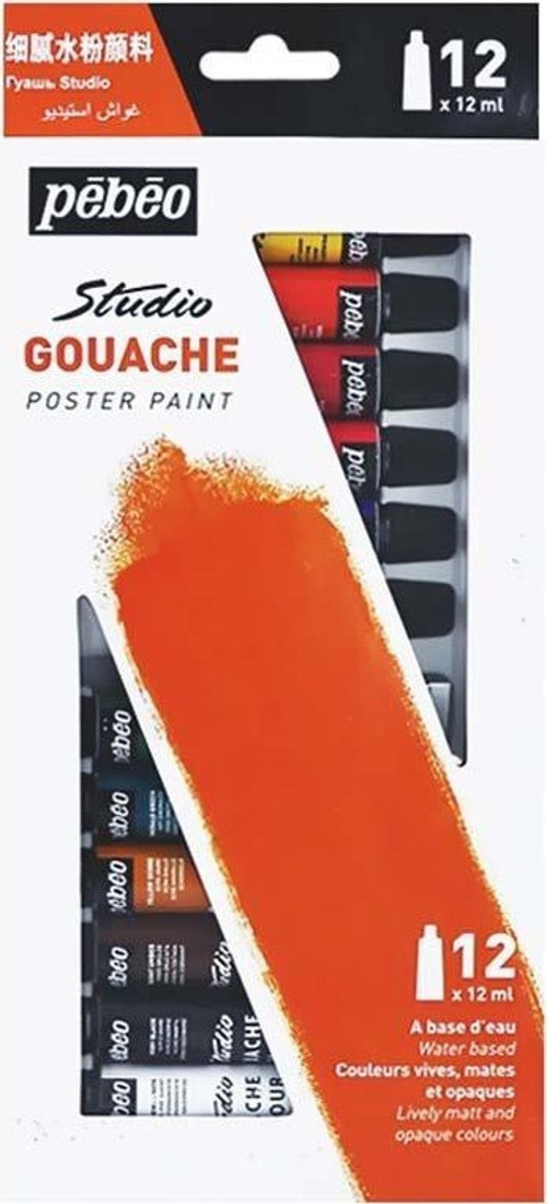 12’Li Tüp Guaj Boya 12 ml 668300