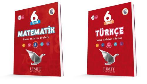 Limit 2026 6. Sınıf Matematik + Türkçe Konu Anlatım Seti 2 Kitap Güncel Müfredat
