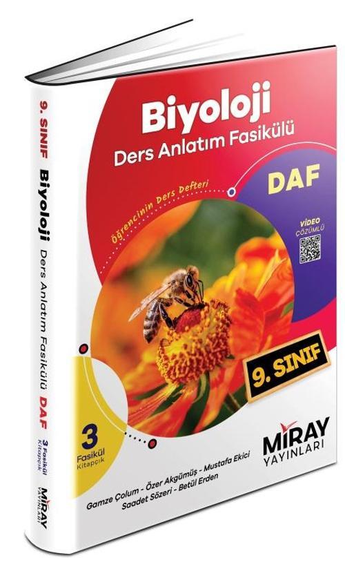 Miray 2024 9. Sınıf Biyoloji Ders Anlatım Fasikülleri
