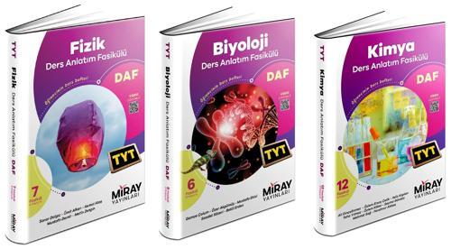 Miray 2025 Tyt Fizik + Kimya + Biyoloji Ders Anlatım Fasikülleri Seti 3 Kitap
