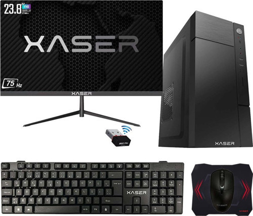 Xsr386 i3 3220 16GB Ram 512GB SSD 23.8" Monitör Masaüstü Ofis Bilgisayarı