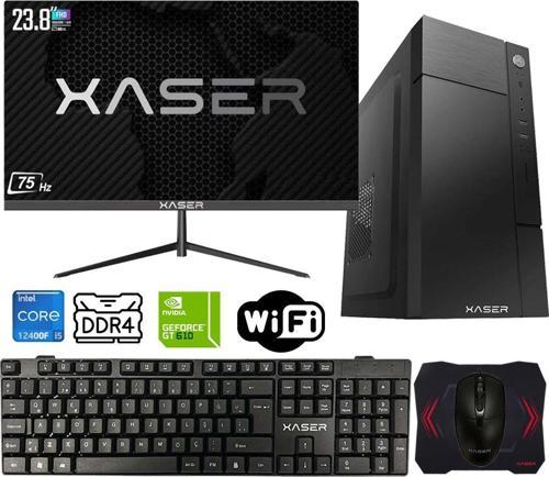 Xsr563 i5 12400F 16GB Ram 256GB M.2 NVMe SSD 2GB GT610 Ekran Kartı 23.8" Monitör Masaüstü Ofis Bilgisayarı