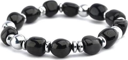 Hematit ve Oltu Taşı Bileklik