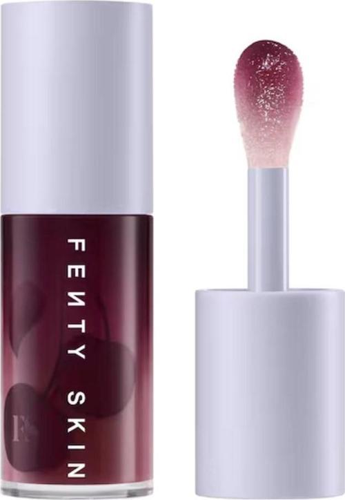 FENTY SKIN Fenty Treatz Black Cherry - Kuru Dudaklar için Jojoba Yağı İçeren Nemlendirici Dudak Yağı