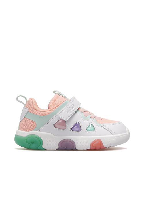 Phonex Kız Çocuk Hafif Işıklı Sneaker Spor Ayakkabı 25k 346.209 Pk Pudra