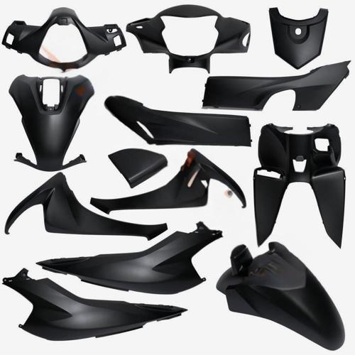 HONDA DIO MAT SİYAH KAPORTA SETİ MONERO