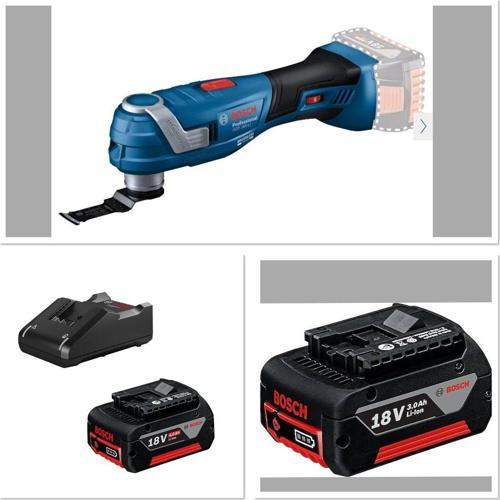 GOP 185 18V ÇOK AMAÇLI EL ALETİ 1Ad 4.0 ah Akü + 1 ad 3.0 ah Akü