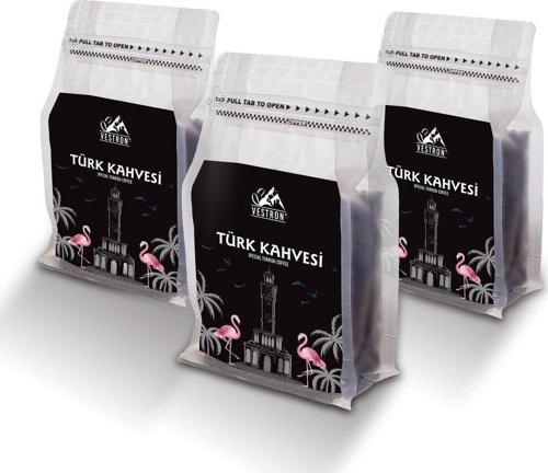 Nitelikli Türk Kahvesi Avantaj Paketi 3X250Gr Odun Ateşinde Kavrulmuş