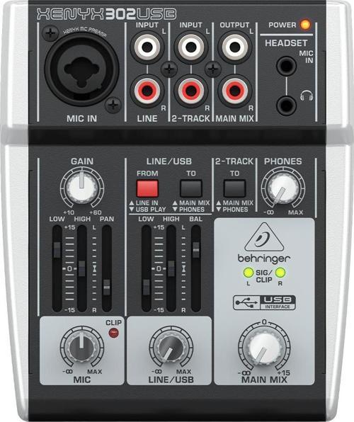 BEHRINGER XENYX 302USB / Analog Mixer