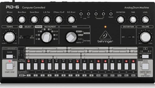 BEHRINGER RD-6-BK RHYTHM DESIGNER Analog Davul Makinesi (Siyah)