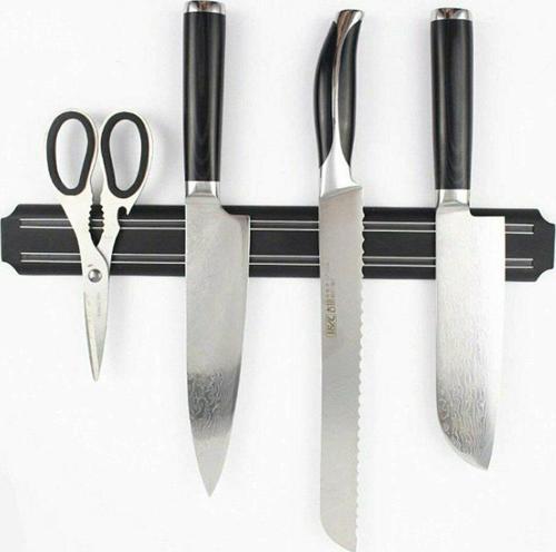 Mıknatıslı Paslanmaz Duvar Bıçak Askısı Standı 33 Cm Aparat (5060)