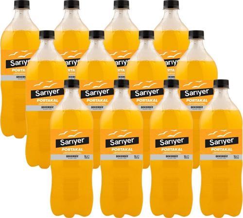 Portakal 1 lt Şekersiz x 12 Adet