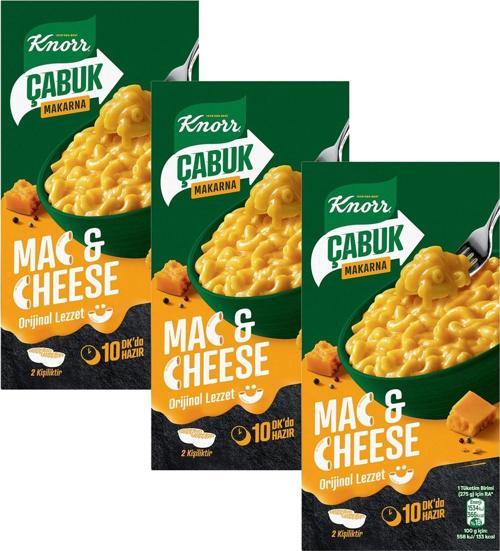 Çabuk Mac & Cheese Peynirli Makarna 212 Gr x 3 Adet