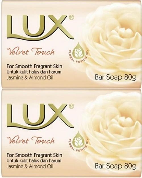 Lux Sabun 80GR Velvet Touch (Kadife Dokunuş) (2 Li Set)