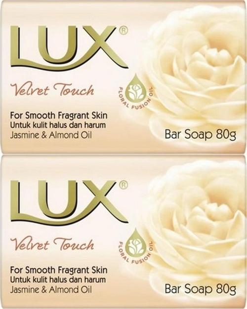 Lux Sabun 80GR Velvet Touch (Kadife Dokunuş) (2 Li Set)