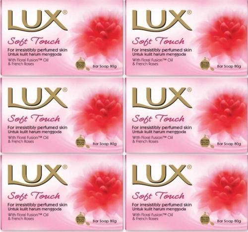 Lux Sabun 80GR Soft Touch (Yumuşak Dokunuş) (6 Lı Set)