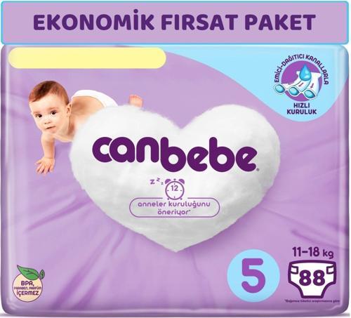 Bebek Bezi Beden:5 (11-18Kg) Junior 88 Adet Ekonomik Fırsat Pk