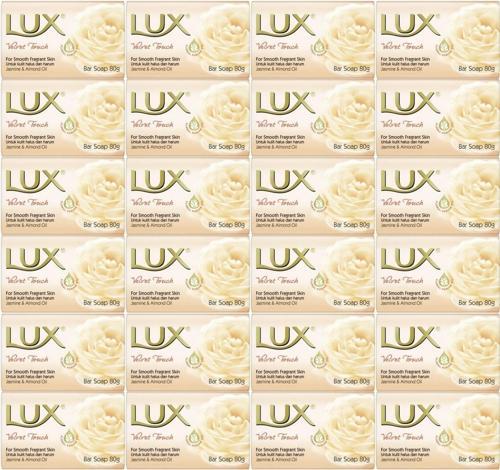 Lux Sabun 80GR Velvet Touch (Kadife Dokunuş) (24 Lü Set)