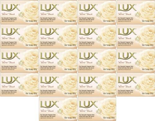 Lux Sabun 80GR Velvet Touch (Kadife Dokunuş) (18 Li Set)