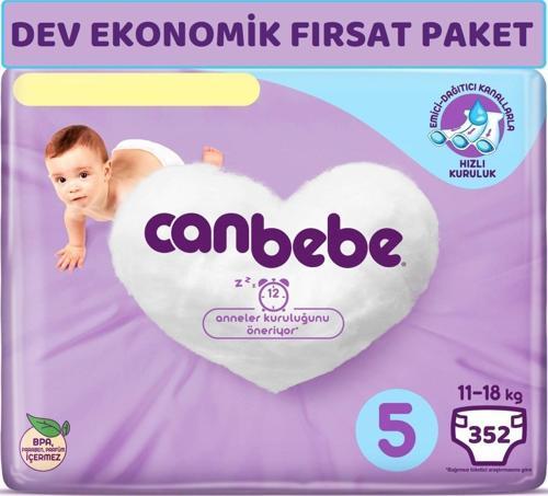 Bebek Bezi Beden:5 (11-18Kg) Junior 352 Adet Dev Ekonomik Fırsat Pk