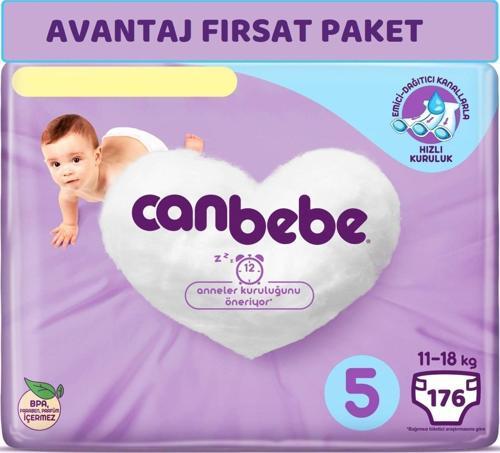 Bebek Bezi Beden:5 (11-18Kg) Junior 176 Adet Avantaj Fırsat Pk