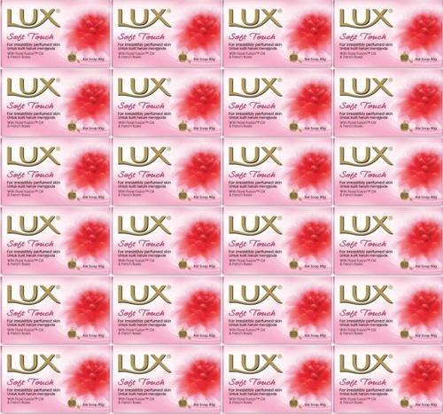 Lux Sabun 80GR Soft Touch (Yumuşak Dokunuş) (24 Lü Set)