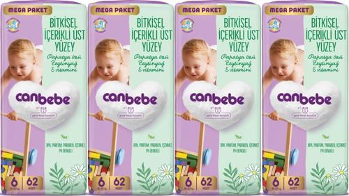 Bebek Bezi Beden:6 (15-27KG) Exstra Large 248 Adet Mega Avantaj Fırsat Pk